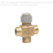V5833A1037 3-х ходовой линейный муфтовый клапан, PN16, DN15, Kvs 1.0, 6.5мм, 120 °C Honeywell