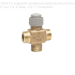 V5833A1045 3-х ходовой линейный муфтовый клапан, PN16, DN15, Kvs 1.6, 6.5мм, 120 °C Honeywell