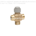 V5833A1045 3-х ходовой линейный муфтовый клапан, PN16, DN15, Kvs 1.6, 6.5мм, 120 °C Honeywell