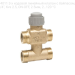 Honeywell V5833C4011 3-х ходовой линейный клапан с байпасом, PN16, 3/4", Kvs 2.5, ON-OFF, 2.5мм, 2…120 °C